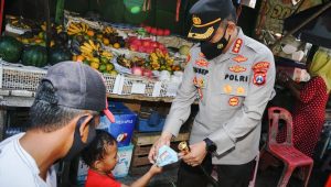 Waspadalah ! Kasus Covid-19 di Surabaya Meningkat, Polrestabes Surabaya Kembali Menggelorakan Sosialisasi Prokes