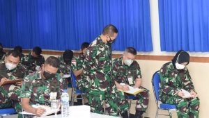 Casis Diklapa TNI AL Angkatan Ke-31 TA 2022 Laksanakan Tes Akademis