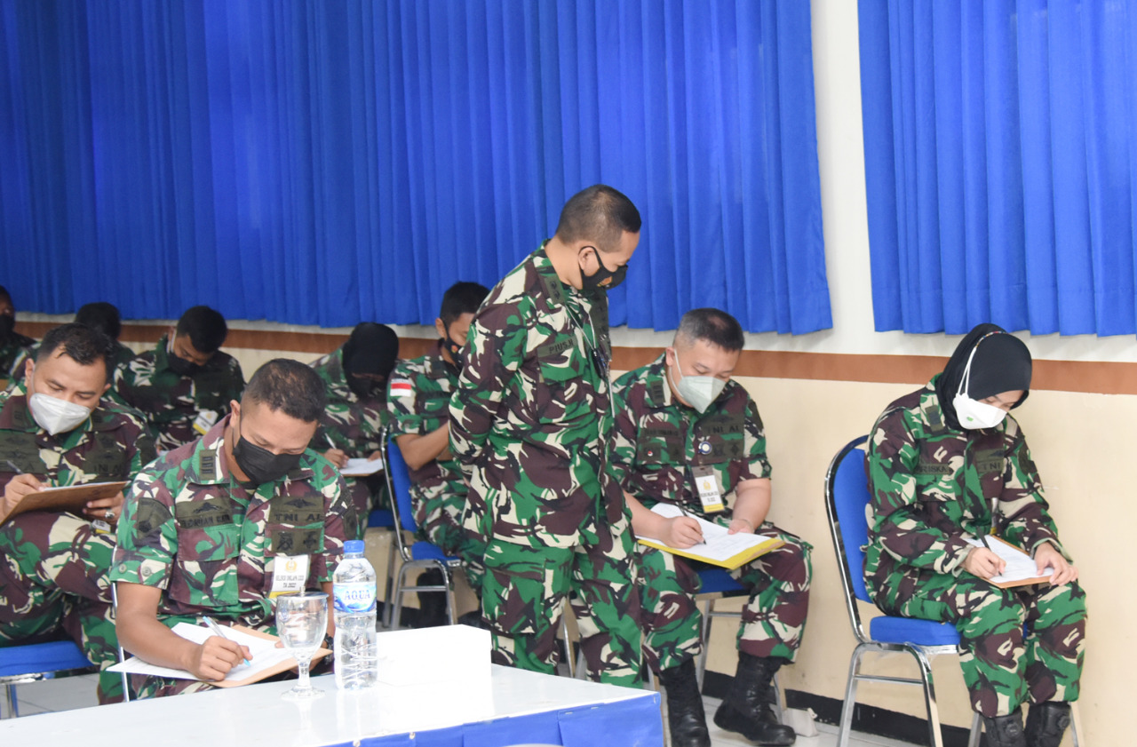 Casis Diklapa TNI AL Angkatan Ke-31 TA 2022 Laksanakan Tes Akademis