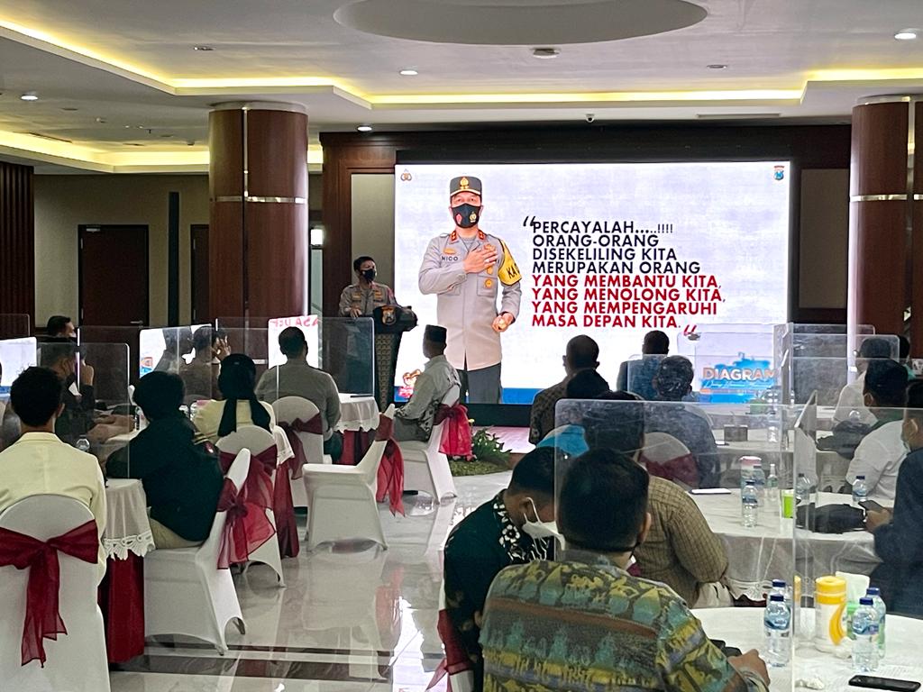 Jalin Komunikasi, Koordinasi dan Kolaborasi, Polda Jatim Gelar “Diagram” Dialog Bersama Mahasiswa