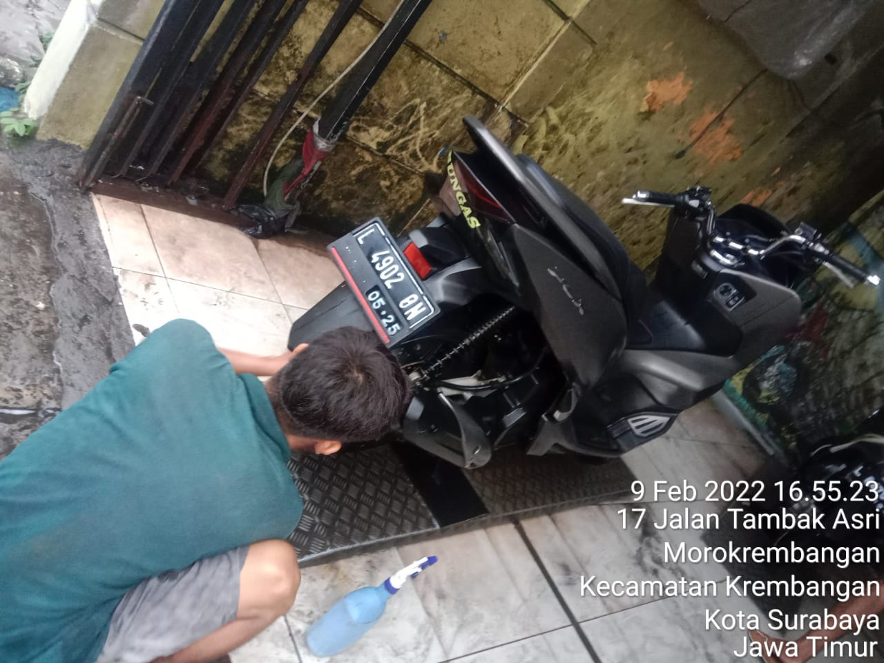 Cucian Motor Mandiri Clean, Bersih Kilap Cepat Murah