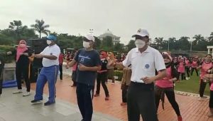 Menjelang HUT BNN RI Yang Ke-20, BNNP dan BNNK Gelar Senam Sehat Deklarasi Anti Narkoba