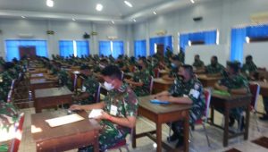 Casis Diktukpa TNI AL Angkatan LII TA 2022 Laksanakan Tes Psikologi