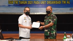 BPK RI Sampaikan Taklimat Wasrik Unit Organisasi TNI AL Wiltim di Kodiklatal