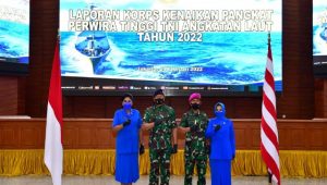 Dankodiklatal Letjen TNI (Mar) Suhartono Laksanakan Laporan Kenkat Kepada Kasal