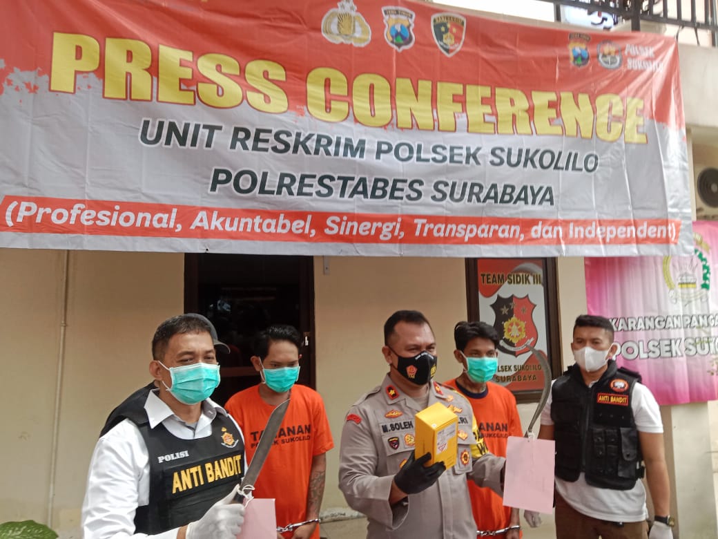 Inginnya Membuat Konten di Instagram, Tiga Pemuda Diamankan Polsek Sukolilo