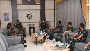 Komanan Kodiklatal Terima Silaturahmi Kepala RSPAL dr. Ramelan