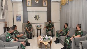 Komandan Kodiklatal Terima Kunjungan Kehormatan Danpusdiklat Hanudnas