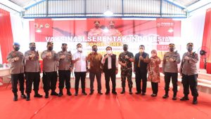 Polda Jatim Gelar Vaksinasi Serentak di 61 Titik