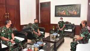 Komandan Kodiklatal Silaturahmi Ke Pangdam V Brawijaya