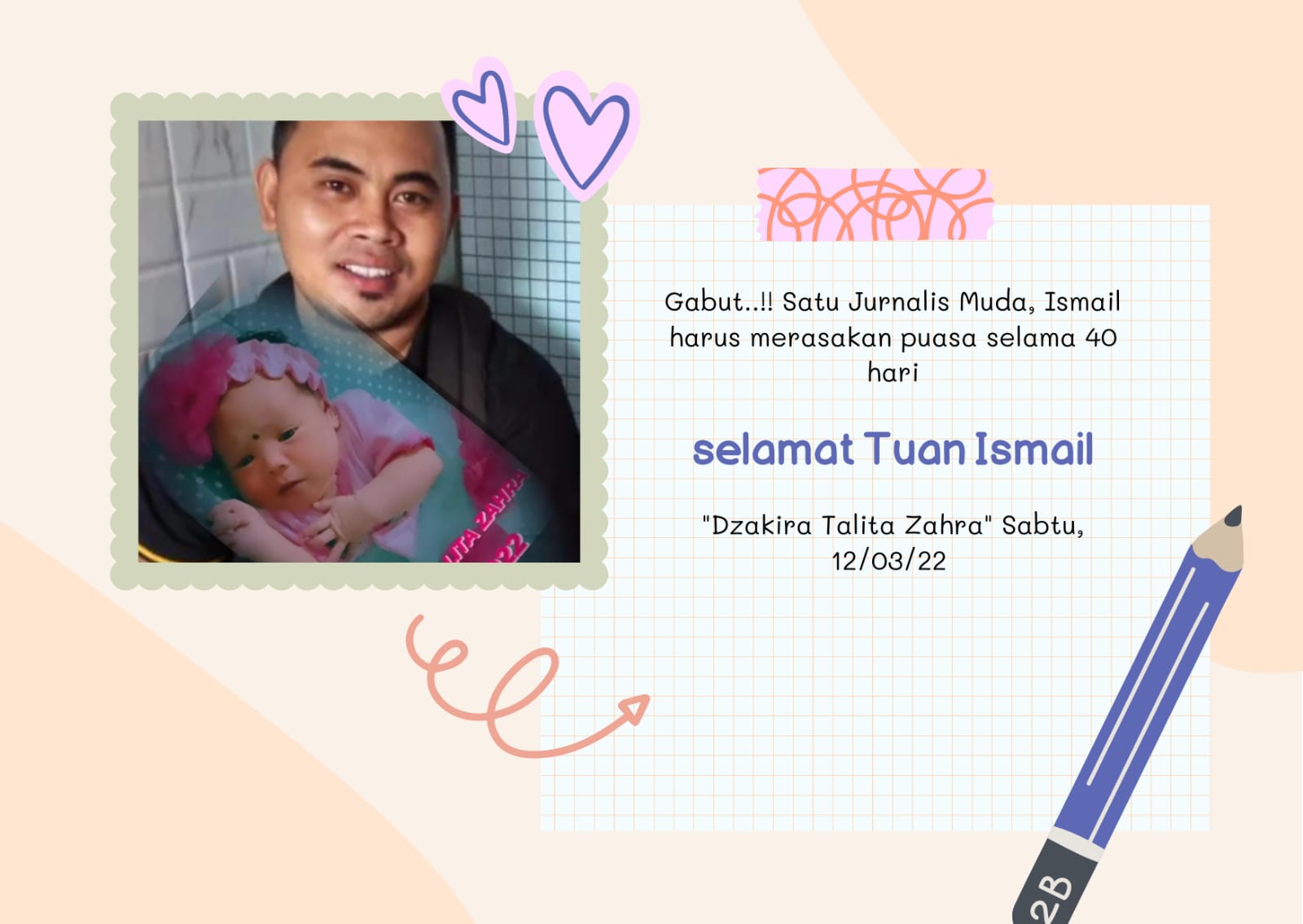 Gabut..!! Satu Jurnalis Muda, Ismail Harus Merasakan Puasa Selama 40 Hari