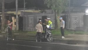 Masifkan Patroli Malam Sat Samapta Polresta Malang Kota Pantau Fasum