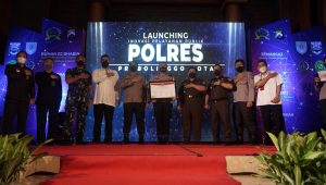 Tingkatkan Pelayanan Bagi Masyarakat di Era Digital Polres Probolinggo Kota Launching Aplikasi Prabu Presisi Mangga Manis