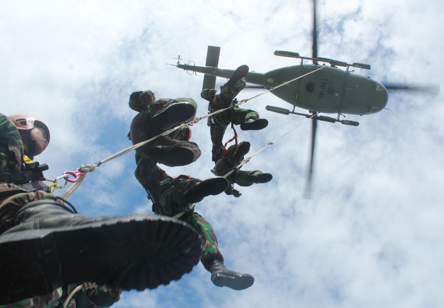 Tingkatkan Kemampuan tempur, siswa Diktaifib Angkatan XLVIII Berlatih STABO