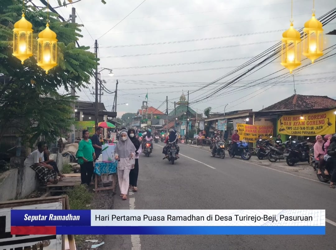 Suasana Jelang Berbuka : Hari Pertama Puasa Ramadhan di Desa Turirejo-Beji