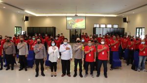 Tekan Angka Kriminalitas, Kapolres Malang Berikan Pembekalan kepada Karyawan Alfamart