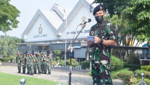 Ratusan Prajurit dan PNS Kodiklatal Ikuti Apel Gabungan