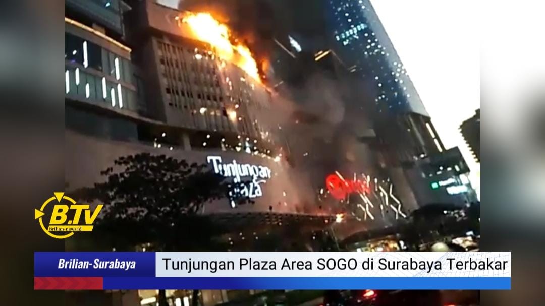 Tunjungan Plaza Area SOGO di Surabaya Terbakar