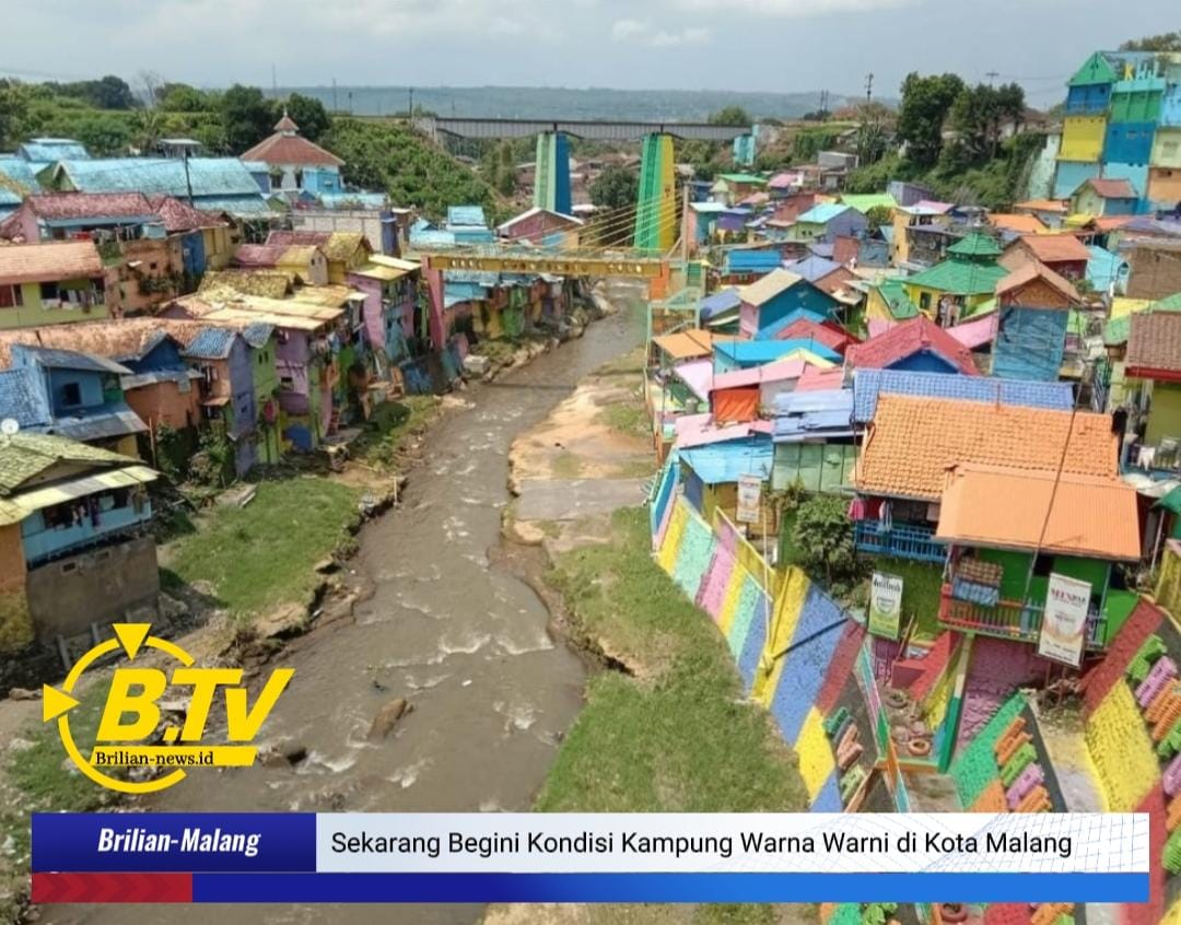Begini Kondisi Sekarang Kampung Warna Warni Kota Malang