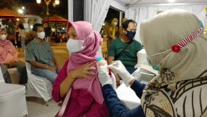 Polres Madiun Kota Buka Gerai Vaksin Malam Hadapi Mudik Lebaran