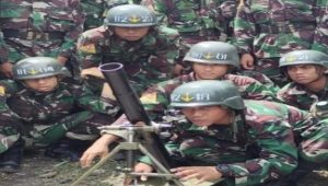 Siswa DikmabaXLI/2 Kodiklatal Mendapat Materi Senjata Bantuan Infanteri Mo 60 MM
