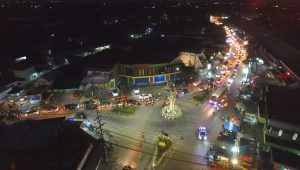 Polres Lamongan Gunakan Drone Kendalikan Arus Balik Lebaran