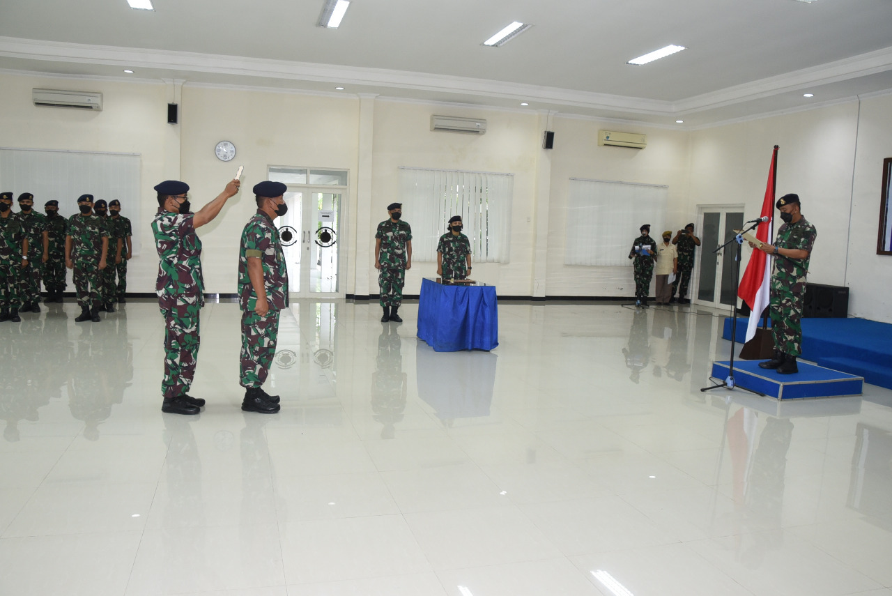 Komandan Sefung Pusdiklapa Kodiklatal Resmi Dijabat Letkol Laut (P) I Komang Nurhadi