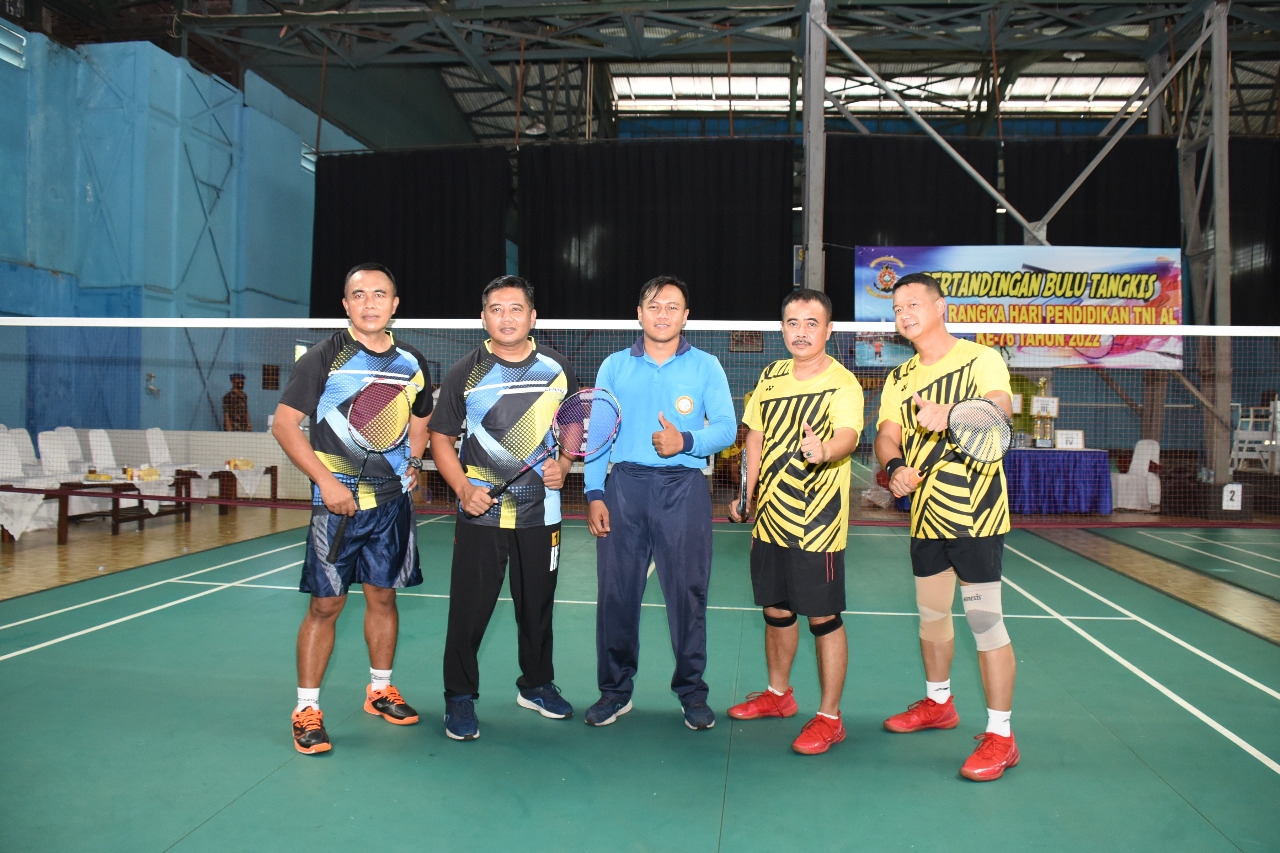 Kodiklatal Gelar Lomba Bulu Tangkis, Meriahkan Hardikal ke-76
