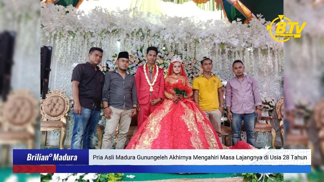 Pria Asli Madura Gunungeleh Akhirnya Mengahiri Masa Lajangnya di Usia 28 Tahun