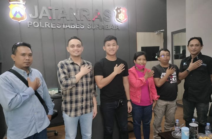 Kunjungan Sinergitas Awak Media Bersama Jatanras Polrestabes Surabaya