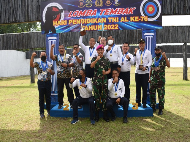 Tim Kodiklatal Mendominasi Juara Menembak Eksekutif Hardikal Ke-76