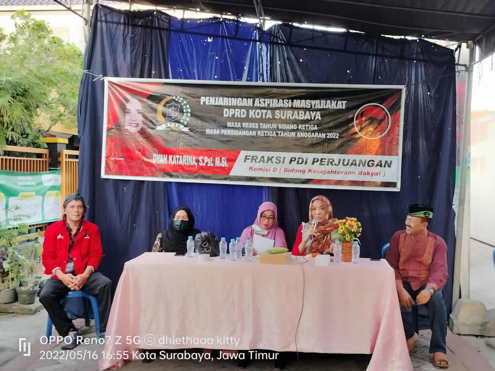 Jaring Aspirasi Masyarakat, Dyah Katarina Kunjungi Tempat Yang Tidak Pernah di Kunjungi di Jagir Sidosermo