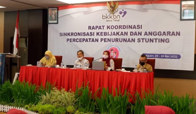BKKBN Jatim Rapat Koordinasi Sinkronisasi dan Anggaran Percepatan Penurunan Stunting