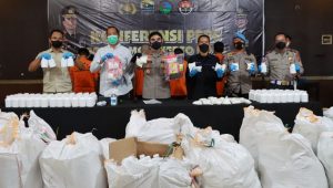 Berhasil Ungkap Jaringan Narkoba, Polresta Mojokerto Amankan 3,1 juta Butir Pil Koplo