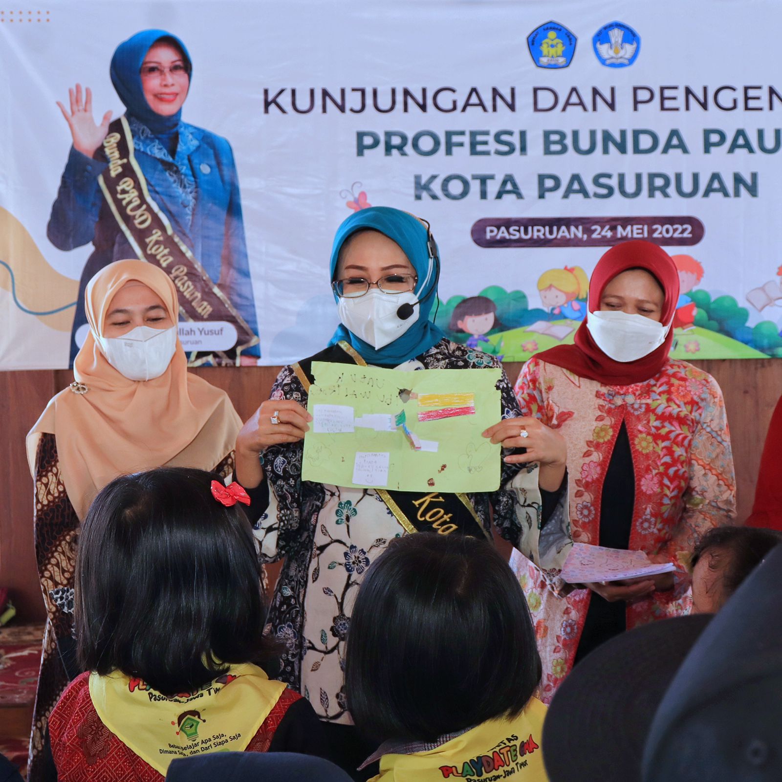 Terima Kunjungan Komunitas Playdate GMA, Bunda Fatma Sampaikan Pentingnya Pendidikan Usia Dini