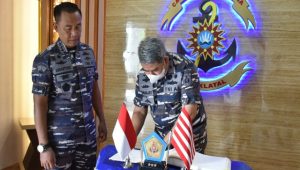 Komandan Kodiklatal Terima Kunjungan Silaturahmi Kadisbintal TNI AL