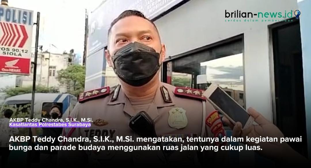 Sambut HJKS ke 729, ini Kata Kasatlantas Polrestabes Surabaya