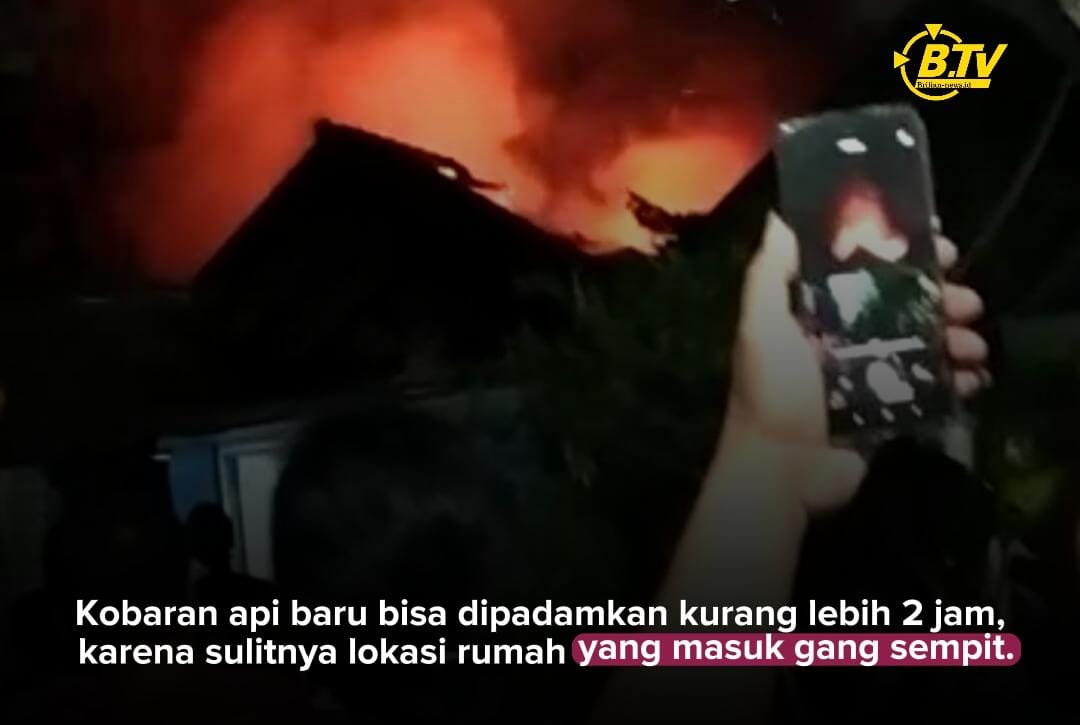 Satu Rumah di Dusun Bandulan Gempol Terbakar