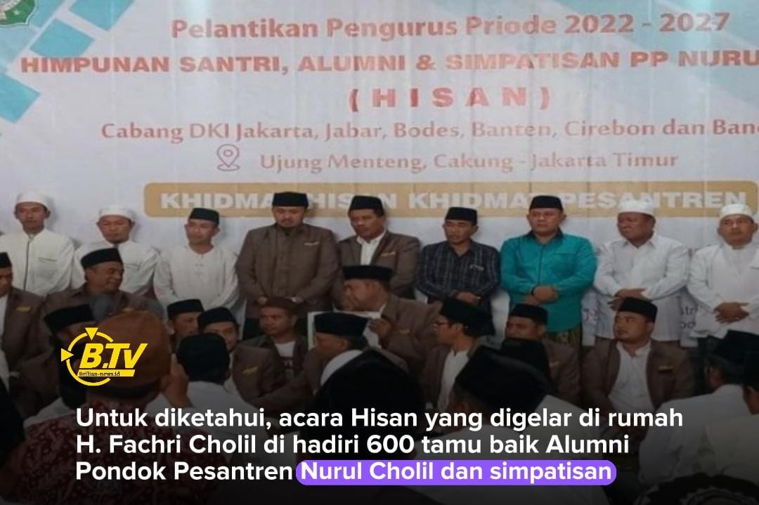 Alumni Ponpes Nurul Cholil Hari Ini Turut Menghadiri Pelantikan Pengurus Ancab Hisan