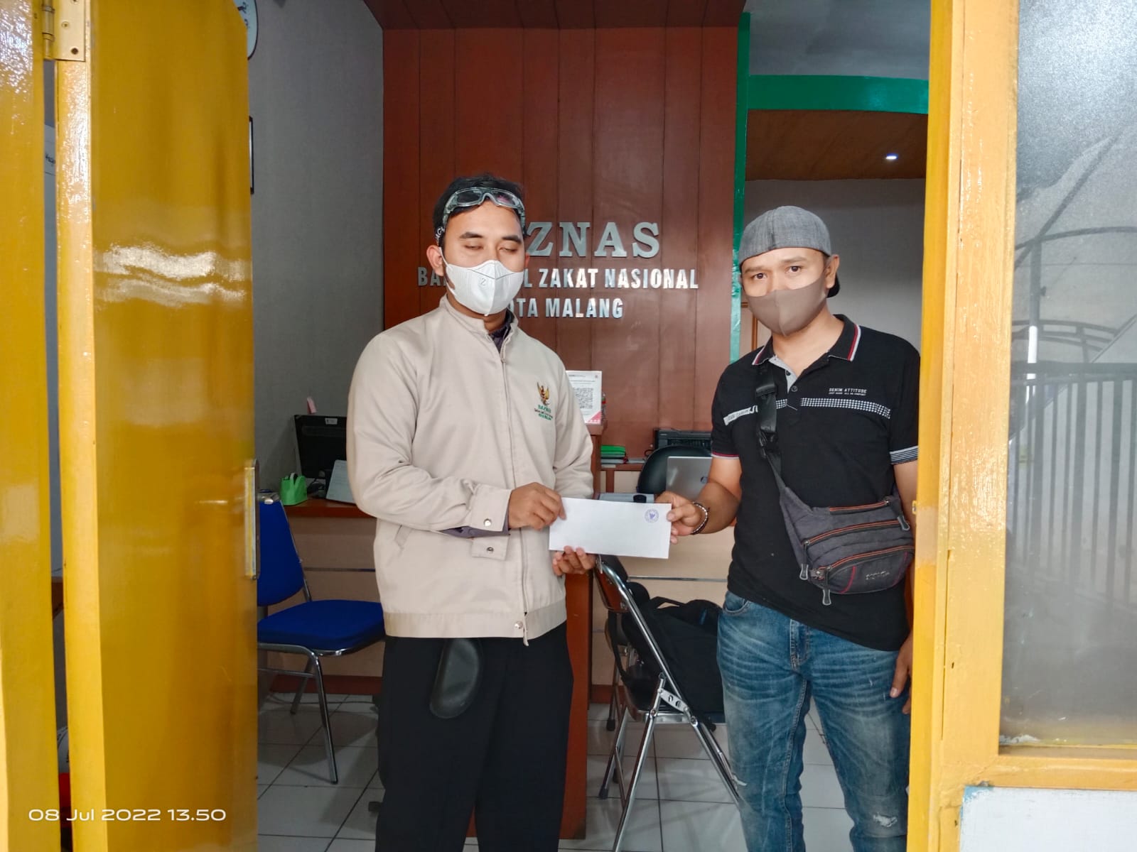 Pelaksanaan Penyembelihan Hewan Qurban Pada Hari Raya Idul Adha 1443 H. Masjid Darul Muhajirin