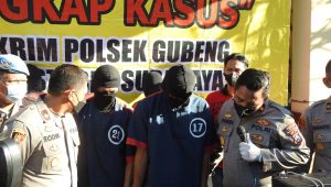 Setengah Lusin Maling Lompat Dipamerkan Polsek Gubeng