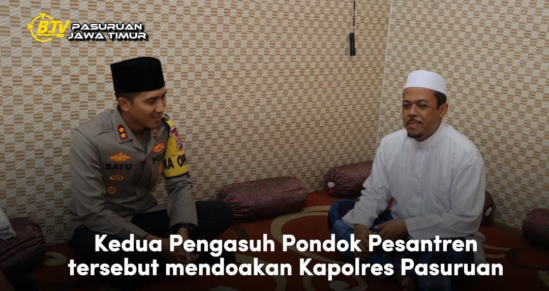 Jalin Silaturahmi, Kapolres Pasuruan Kunjungi Tokoh Agama Pengasuh Pondok Pesantren