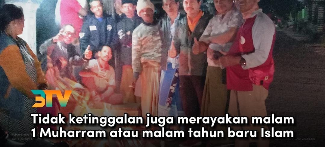 Meriahnya Malam 1 Muharram di Desa Lereng Gunung Arjuno