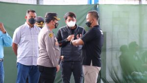 Kapolres Gresik Pimpin Pengamanan Pengesahan Cawar Baru PSHT