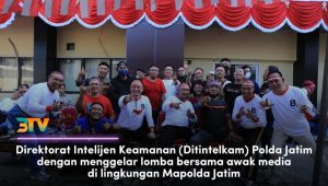 HUT RI Ke-77 Direktorat Intelkam Polda Jatim Gelar Lomba dengan Awak Media