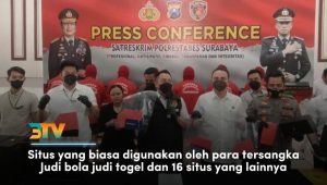 Satreskrim Polrestabes Surabaya Gulung 7 Tersangka Judi Online