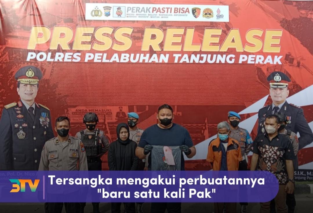 Tidak Kuat Dengan Imronnya, Kakek Bau Tanah Ditangkap Polres Tanjung Perak Surabaya