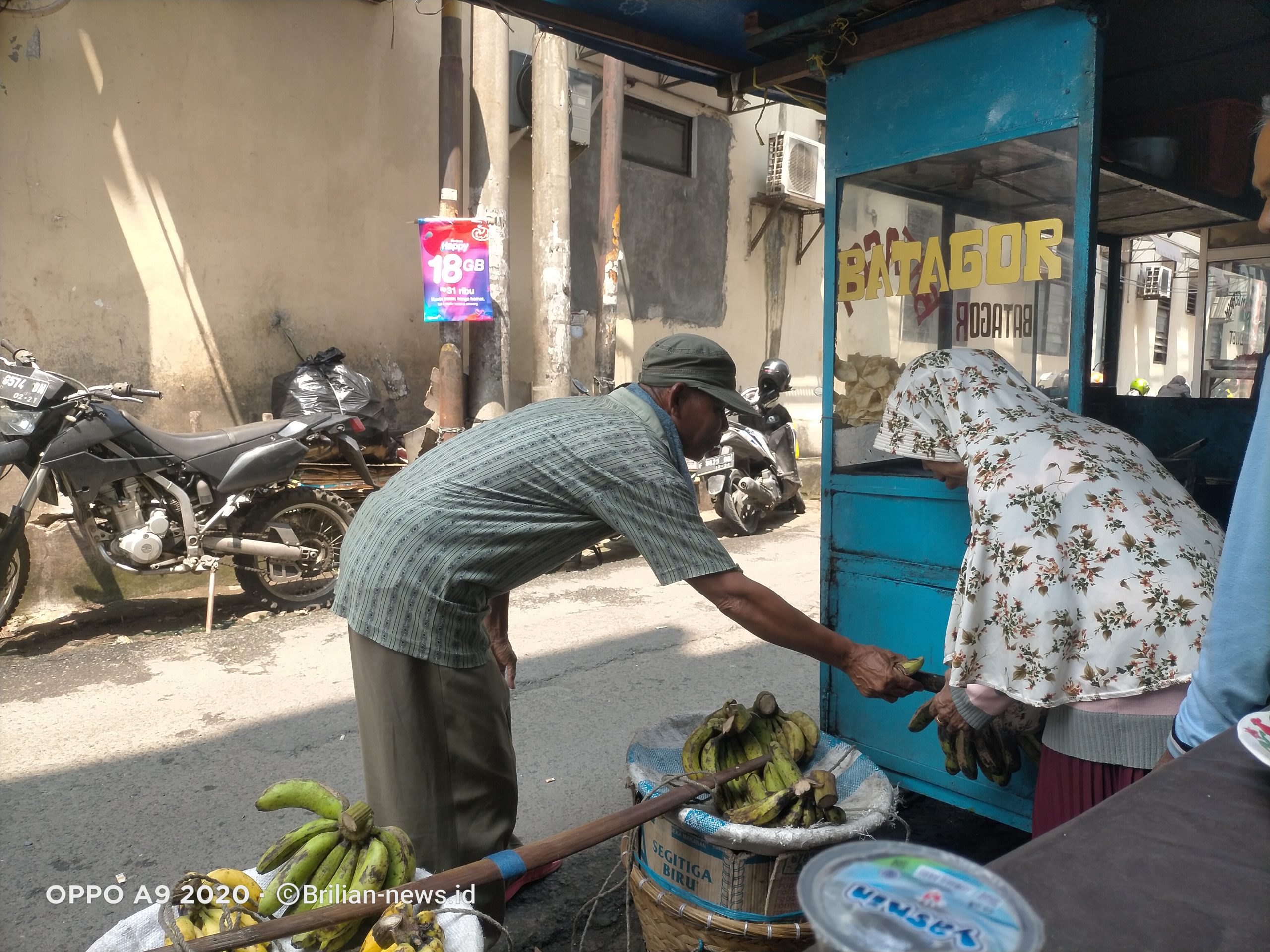 Alhamdulillah pisangnya laku