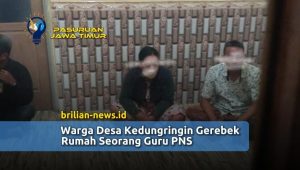 Diduga Berselingkuh, Warga Desa Kedungringin Gerebek Rumah Seorang Guru PNS
