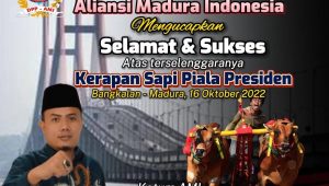 Aliansi Madura Indonesia Bangga Bangkalan Jadi Tuan Rumah Karapan Sapi